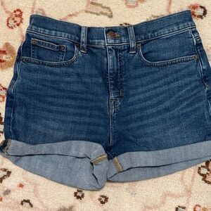 J. Crew Factory Dark Blue Jean Shorts
